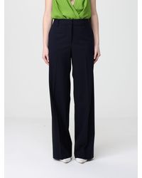 PT Torino - Wide Leg Stretch Virgin Wool Trousers - Lyst