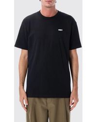 Obey - Cotton Crew-Neck T-Shirt With Skull Print And Contrast Logo - Lyst