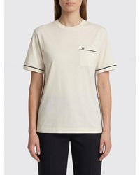 Ferragamo - Cotton And Cashmere T-Shirts - Lyst
