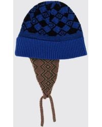 Dries Van Noten - Gorro Beanie De Lana Jacquard Con Borde Vuelto - Lyst