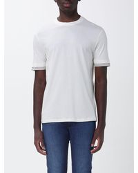 ARMANI EXCHANGE - Cotton Crew Neck T-Shirt - Lyst