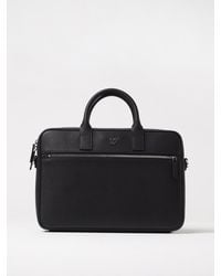 Emporio Armani - Saffiano Faux Leather 24H Bag - Lyst
