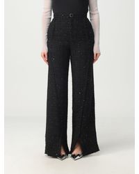 Gcds - Pantalone in tweed di misto cotone con paillettes - Lyst