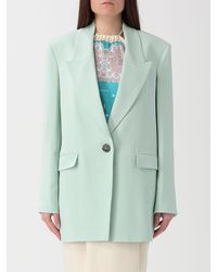 Pinko - Single-Breasted Blazer With Rose Buttons - Lyst