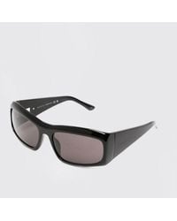 Gucci - Rectangular Acetate Sunglasses With Coloured Lenses - Lyst