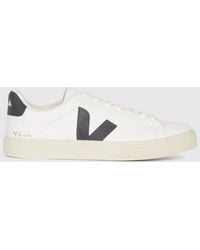 Veja - Campo O.T. Leather Sneakers With Contrast V-Logo - Lyst