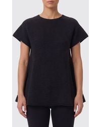 Issey Miyake - A-Line Short-Sleeved Jersey Mini Dress - Lyst