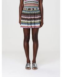 Missoni - Lurex Viscose Zig-Zag Shorts - Lyst