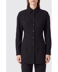 Jil Sander - Virgin Wool Slim Fit Shirt With French Collar - Lyst