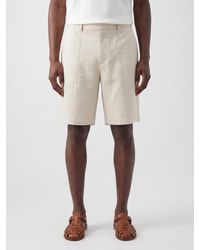 Lardini - Tailored Linen Blend Shorts - Lyst
