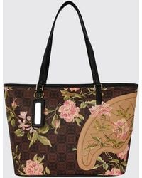 Sprayground - A.I. African Intelligence Sandflower X Printed Synthetic Leather Shopping Bag - Lyst