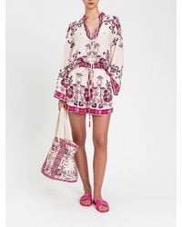Twinset - Liberty Cotton Kaftan - Lyst
