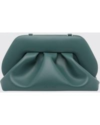 THEMOIRÈ - Themoir&Egrave Bios Draped-Design Vegan Leather Clutch - Lyst