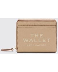 Marc Jacobs - The Mini Compact Grained Leather Wallet - Lyst