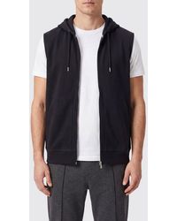 Brunello Cucinelli - Cotton Blend Zip Hoodie - Lyst