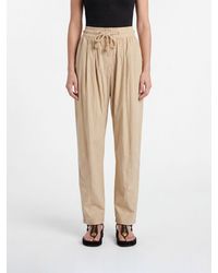 Isabel Marant - Fabric Slim Fit Trousers - Lyst