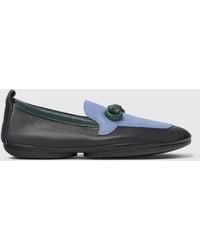 Camper - Twins Leather Ballerina Flats - Lyst