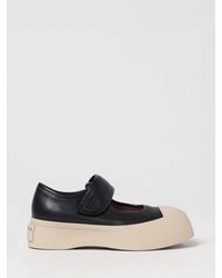 Marni - Pablo Leather Mary Jane Sneakers - Lyst