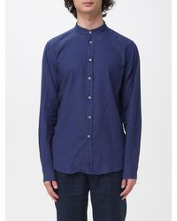 Manuel Ritz - Linen And Cotton Casual Shirt - Lyst