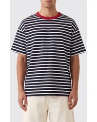 Howlin' - All-Over Striped Crew Neck T-Shirt - Lyst