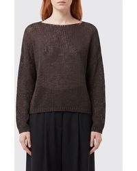Roberto Collina - Cotton Blend Crew-Neck Sweater - Lyst
