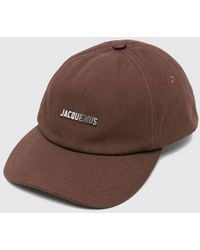 Jacquemus - Cotton Baseball Cap With Metal Logo And Strap - Lyst