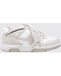 Off-White c/o Virgil Abloh - Out Of Office Bicolor Smooth Leather Low-Top Sneakers With Tag - Lyst