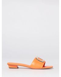 Roger Vivier - Leather Mules - Lyst