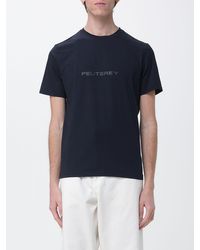 Peuterey - Cotton Blend T-Shirt With Logo - Lyst