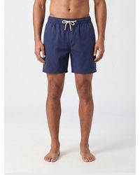 MC2 Saint Barth - Short Swim Shorts With Elasticated Drawstring Waist - Lyst