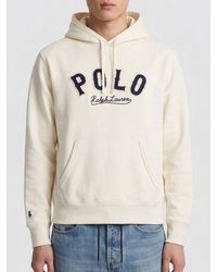 Polo Ralph Lauren - Cotton Blend Hoodie With Logo - Lyst
