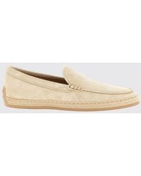 Tod's - Suede Loafers - Lyst