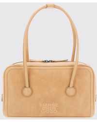 Marge Sherwood - Boston Smooth Leather Shoulder Bag With Double Handle - Lyst
