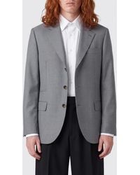 Brunello Cucinelli - Single-Breasted Virgin Wool Ceremony Blazer With Peak Lapels - Lyst