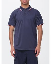 Save The Duck - Short-Sleeved Jersey Polo Shirt With Contrast Logo - Lyst