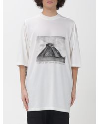 Rick Owens - Printed Cotton Oversized T-Shirt - Lyst