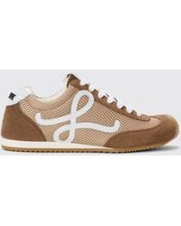Loewe - Ballet Runner 2.0 Suede And Mesh Low-Top Sneakers With Logo - Lyst