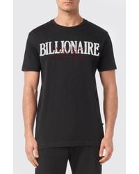 Billionaire - Cotton T-Shirt With Logo - Lyst