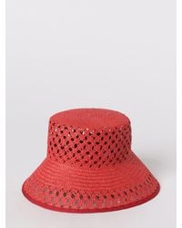 Max Mara - Perforated Raffia Hat - Lyst