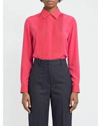 Tom Ford - Silk Dress Shirt With Pleated Bib - Lyst