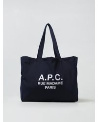 A.P.C. - Tote Bags - Lyst