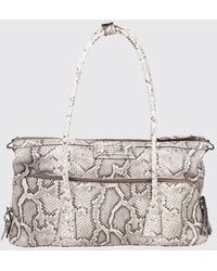 Maison Margiela - 5Ac East West Python-Print Leather Shoulder Bag - Lyst