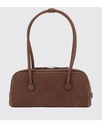 Marge Sherwood - Boston Flared Leather Shoulder Bag With Double Handle - Lyst
