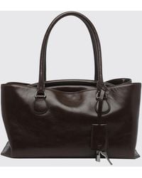 OSOI - Shell Brot Smooth Leather Shoulder Bag With Padlock And Removable Strap - Lyst