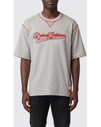 Dolce & Gabbana - Dolce &Amp Gabbana Cotton Crewneck T-Shirt With Contrast Logo - Lyst