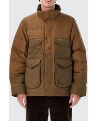 Filson - Quilted Cotton Jacket With Down Padding And High Neck - Lyst