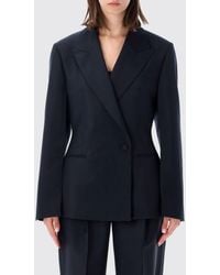 Rohe - Double-Breasted Wool Blazer With Peak Lapels And Welt Pockets - Lyst