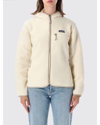 Patagonia - Retro Hooded Short Fleece Jacket With Zip Closure - Lyst