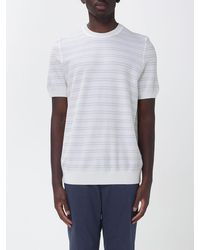 BOSS - Cotton Crew Neck Sweater - Lyst