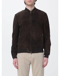 Salvatore Santoro - Suede Bomber Jacket - Lyst